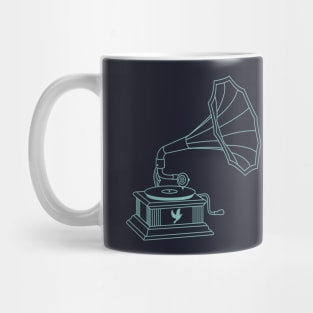 Vintage Gramophone (V1) Mug